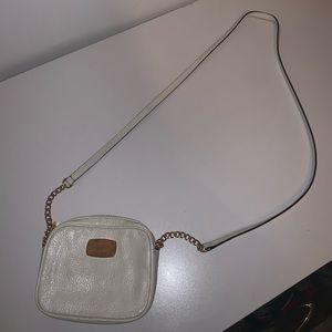 michael kors white crossbody bag